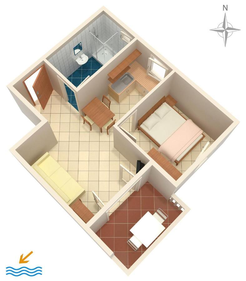 Apartments With A Parking Space Mandre, Pag - 6405 Kolan Exteriör bild